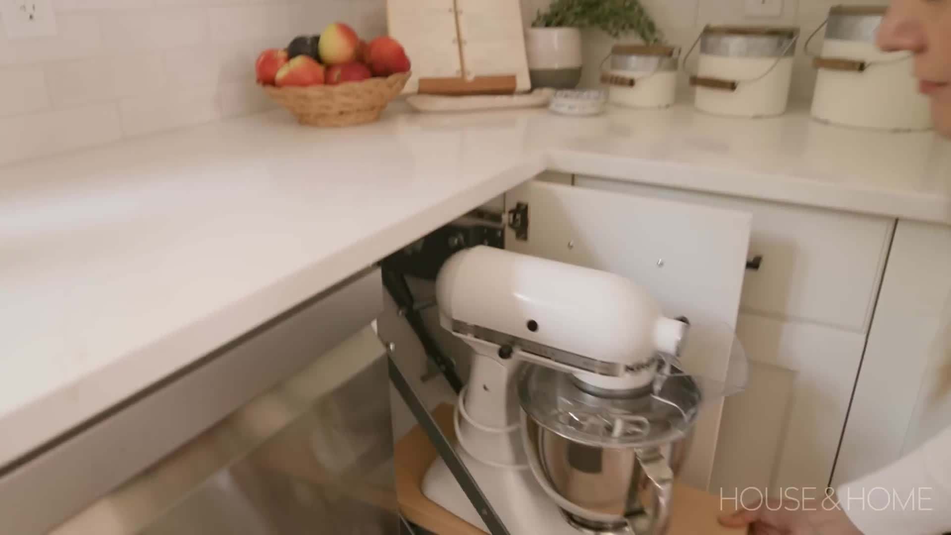 Before and after shots of a vibrant vestibule makeover