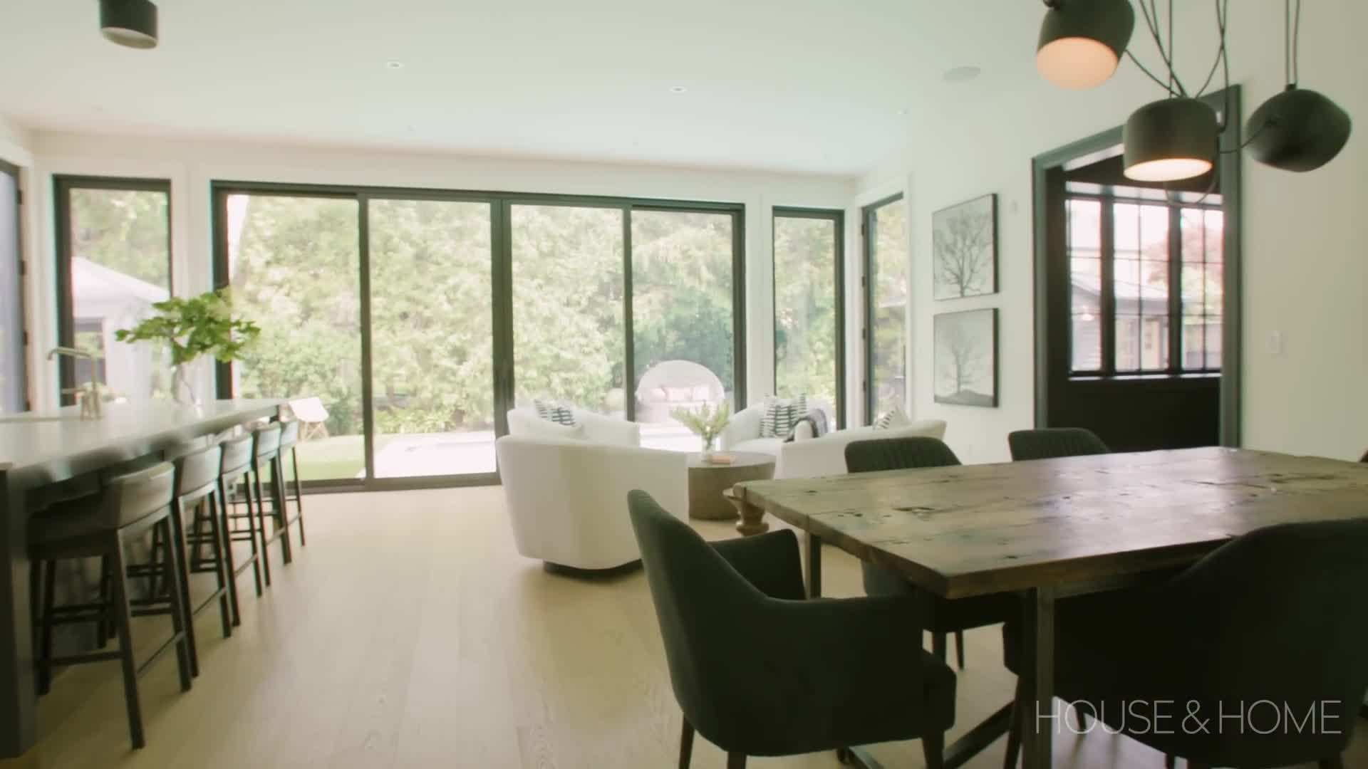 Cozy Living Room with Plush Sofas and Oversized Pillows