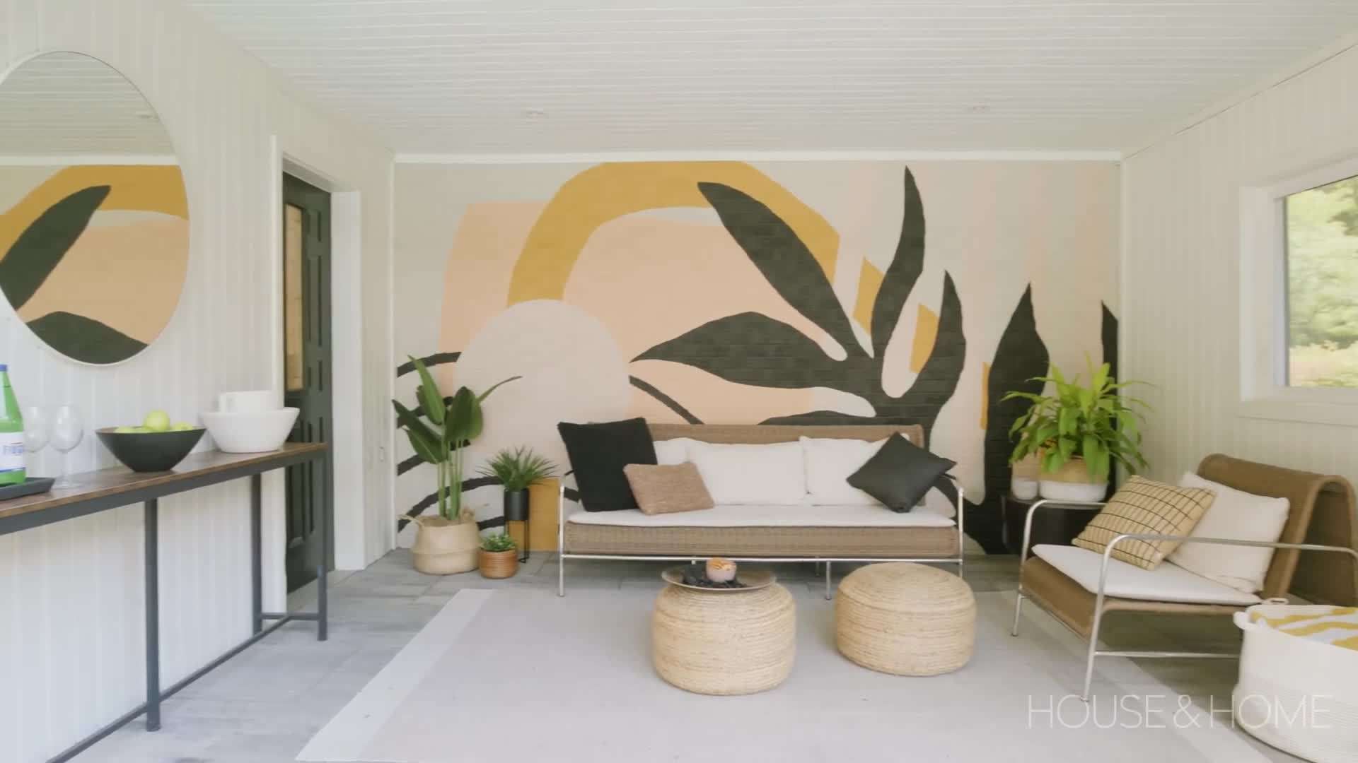 Landscape lighting that highlights the key features of the backyard