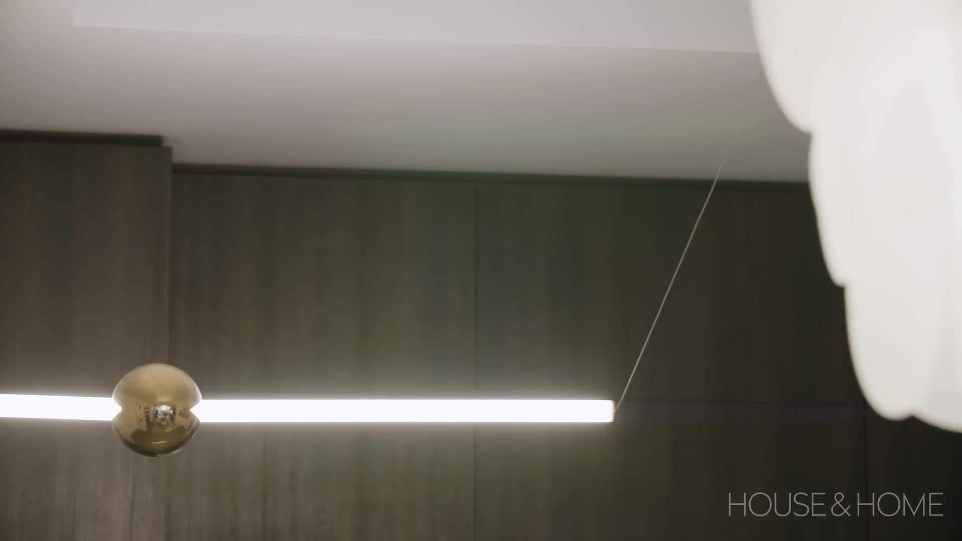 Accent colors in a rental space