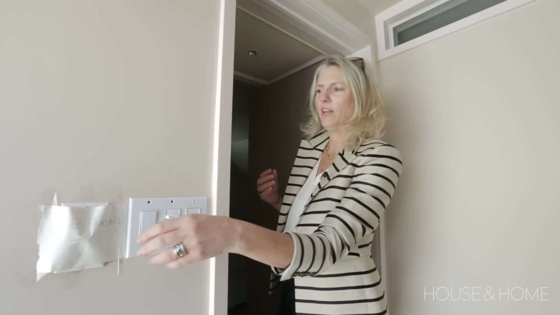 Before and after photos of the attic transformation