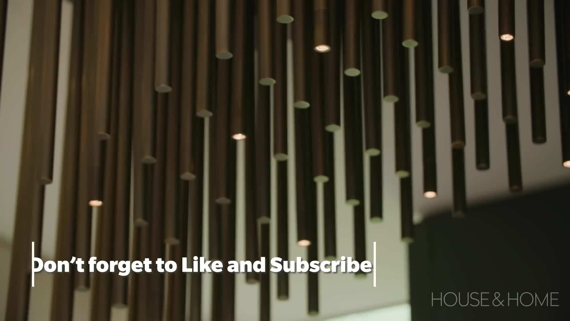 Large windows and glass doors provide a seamless indoor outdoor connection