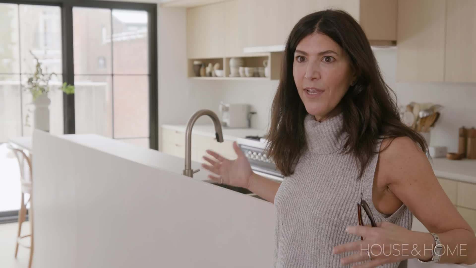 Clean and airy atmosphere created by light wood and white surfaces