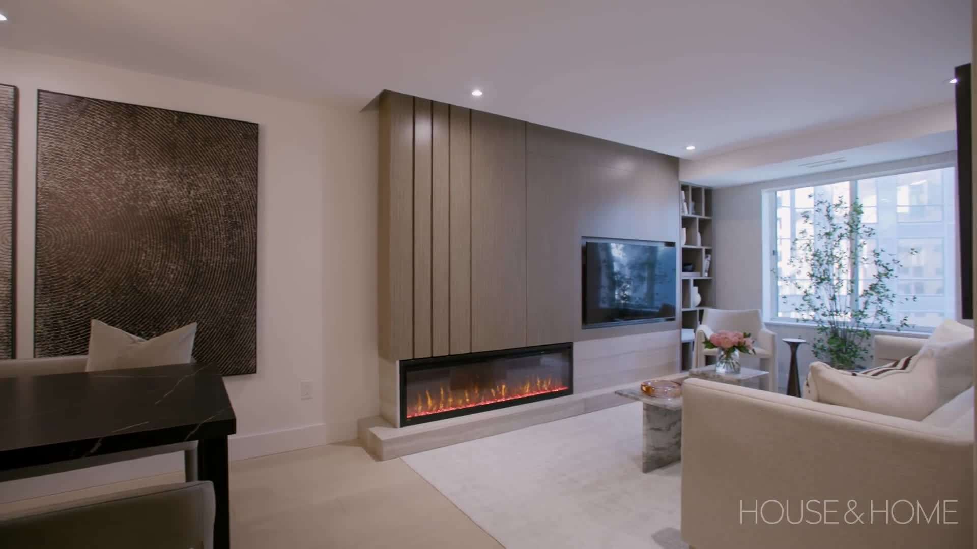 Floor-to-ceiling glass doors connecting indoor and outdoor spaces