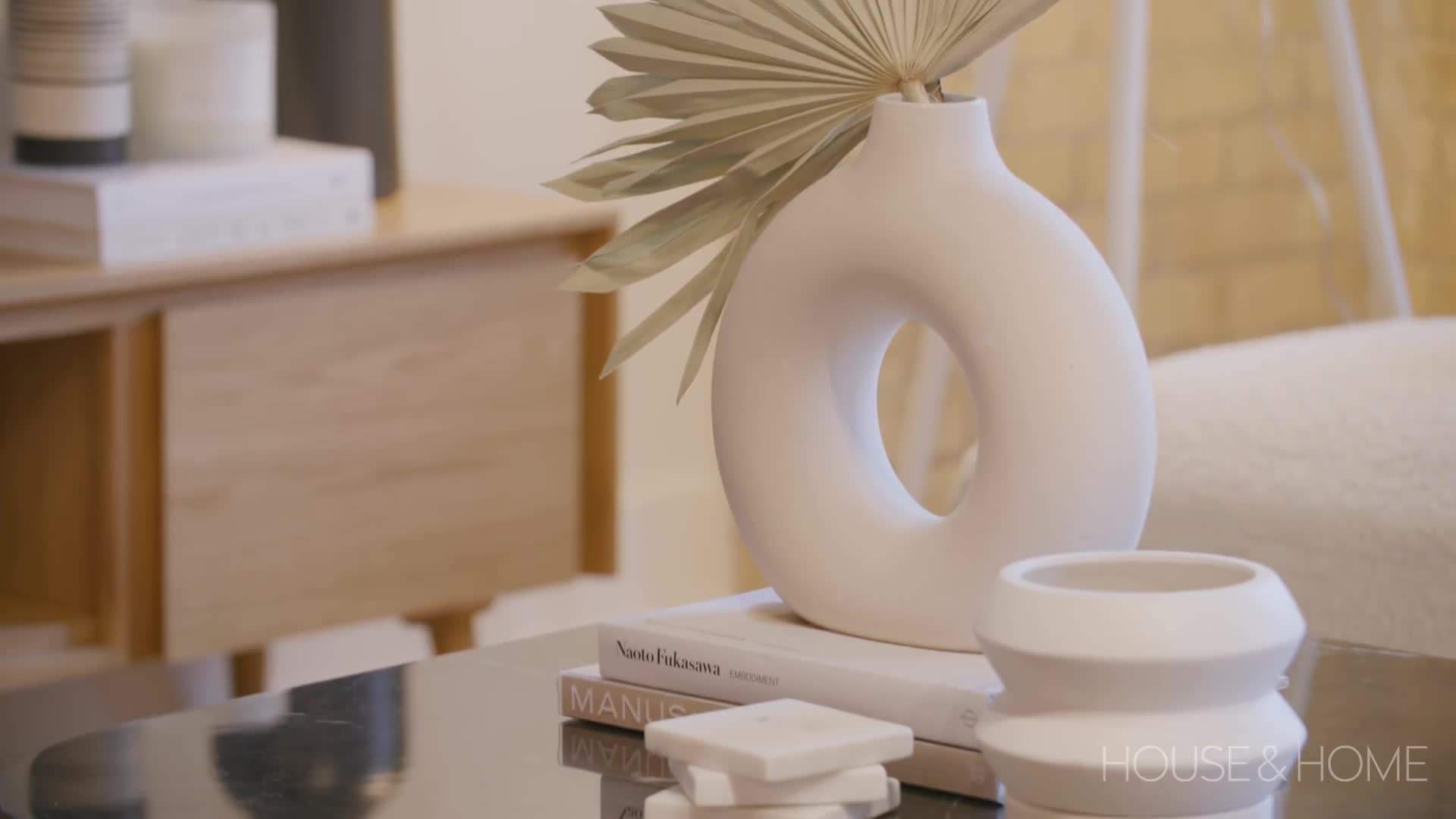 Cozy bedroom with exposed wooden beams