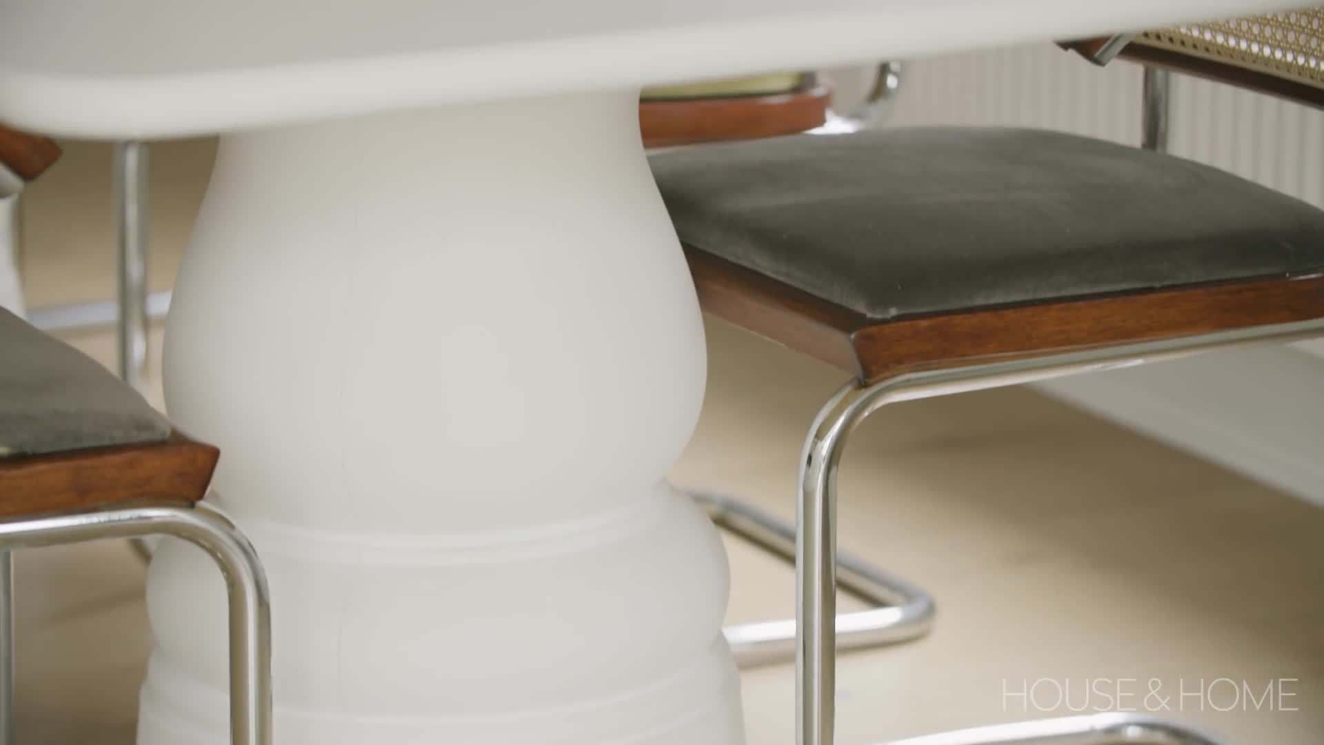 Light wood millwork and white Caesarstone quartz in the kitchen