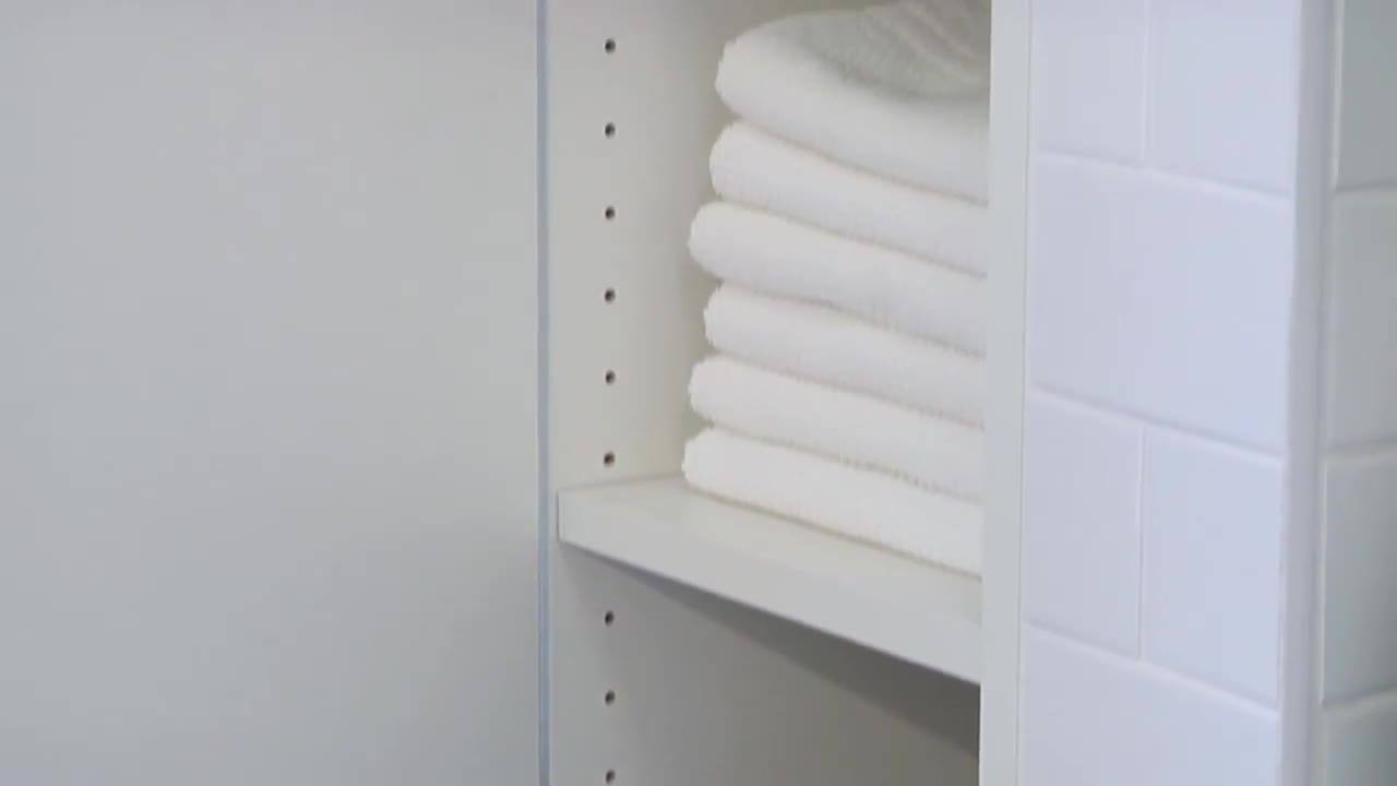 Built-in shelves for maximizing storage space