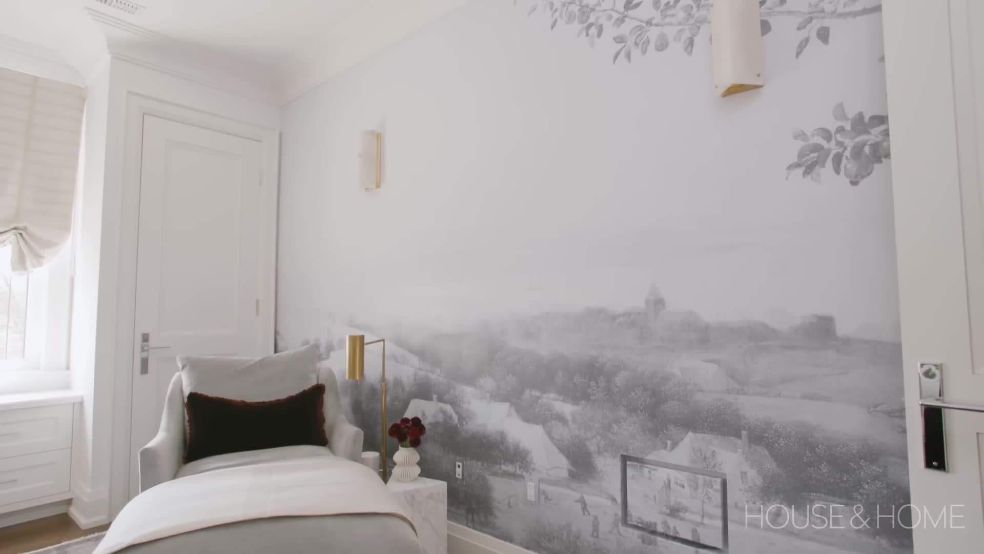 Antique mirror as a focal point