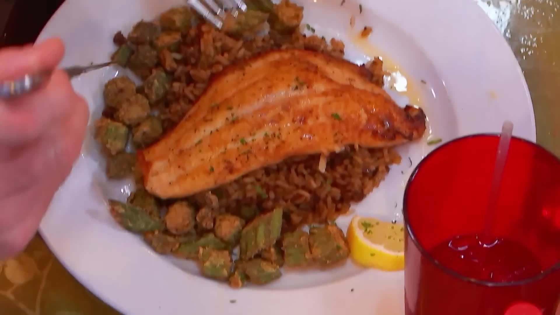 Gordon observing the cleanliness of a restaurant