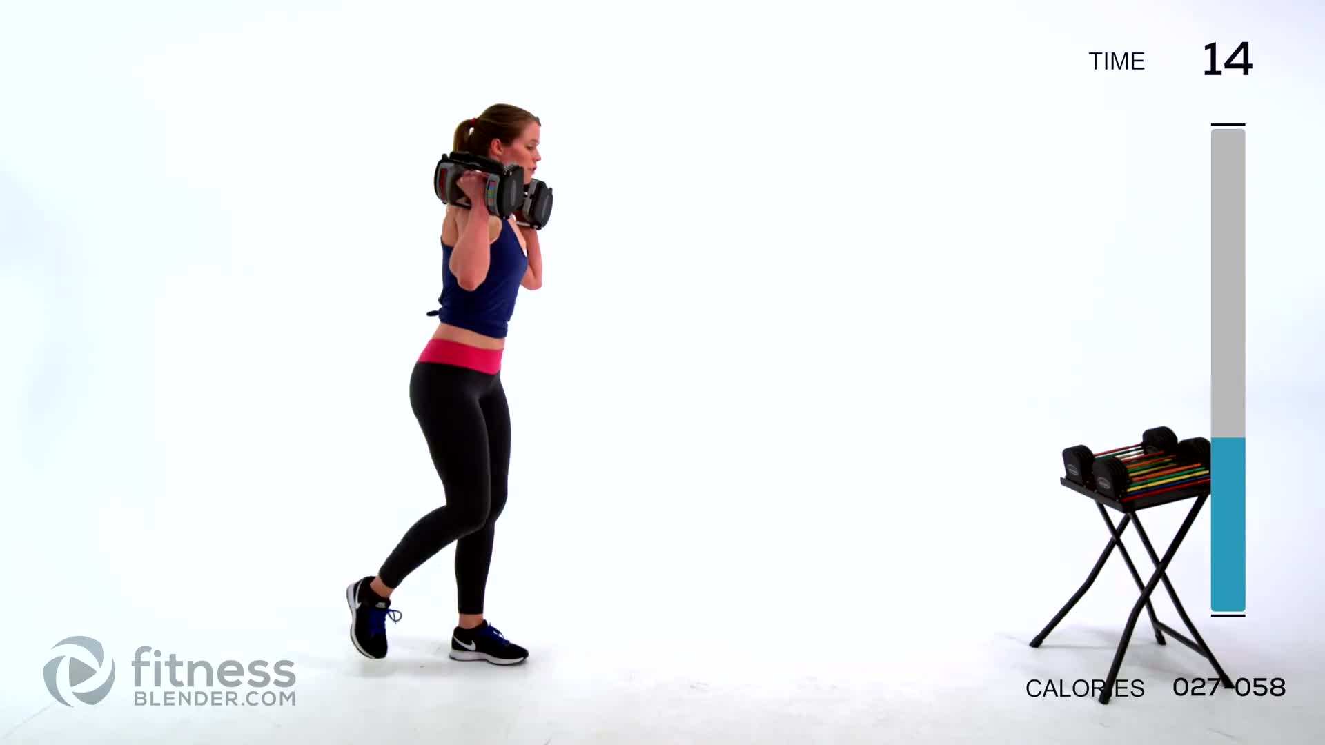 Illustration: Squats - an effective exercise for working the butt and thighs