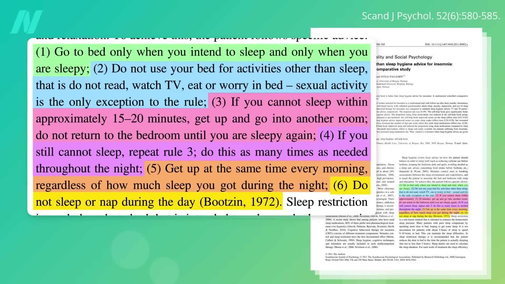 Establishing a Sleep Schedule