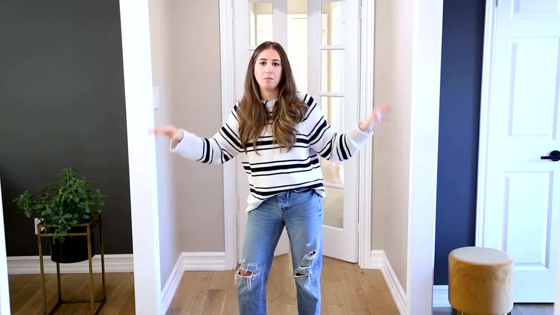 Dusting a coffee table with a microfiber cloth