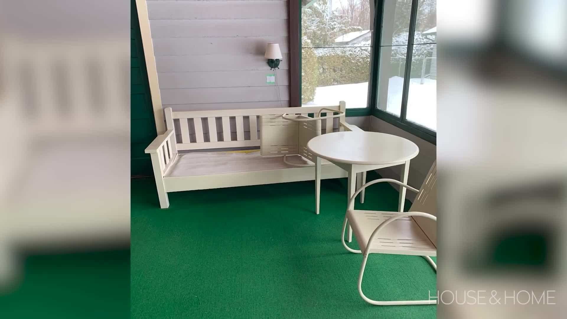 The custom millwork highlights the attention to detail in the design