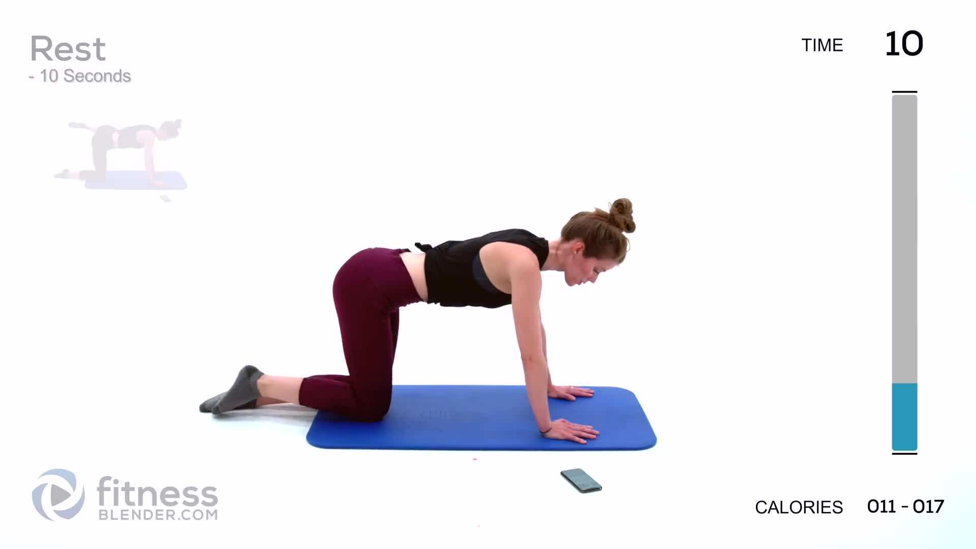 Demonstration of a core-strengthening exercise