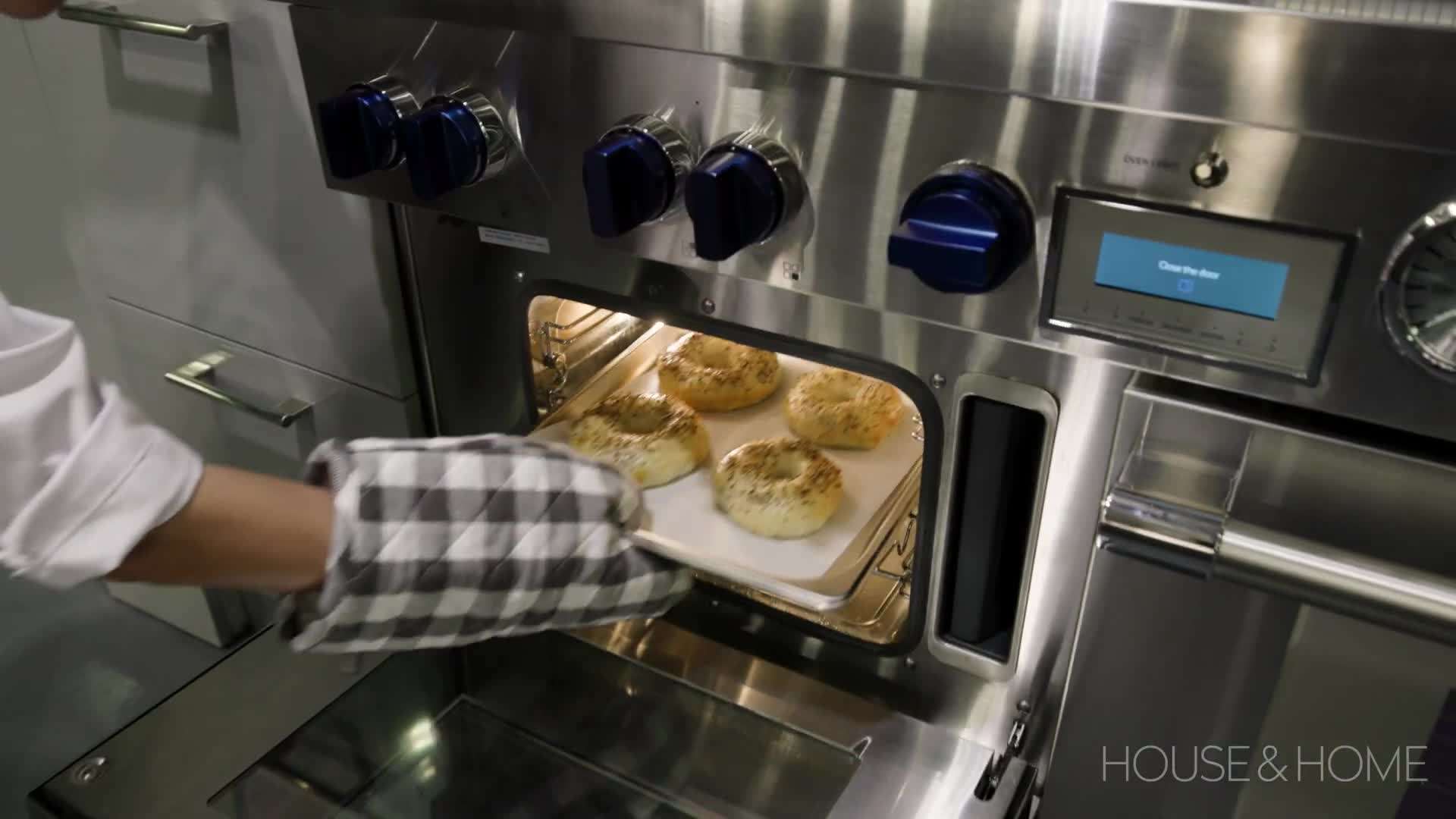 Homemade bagels ready for baking