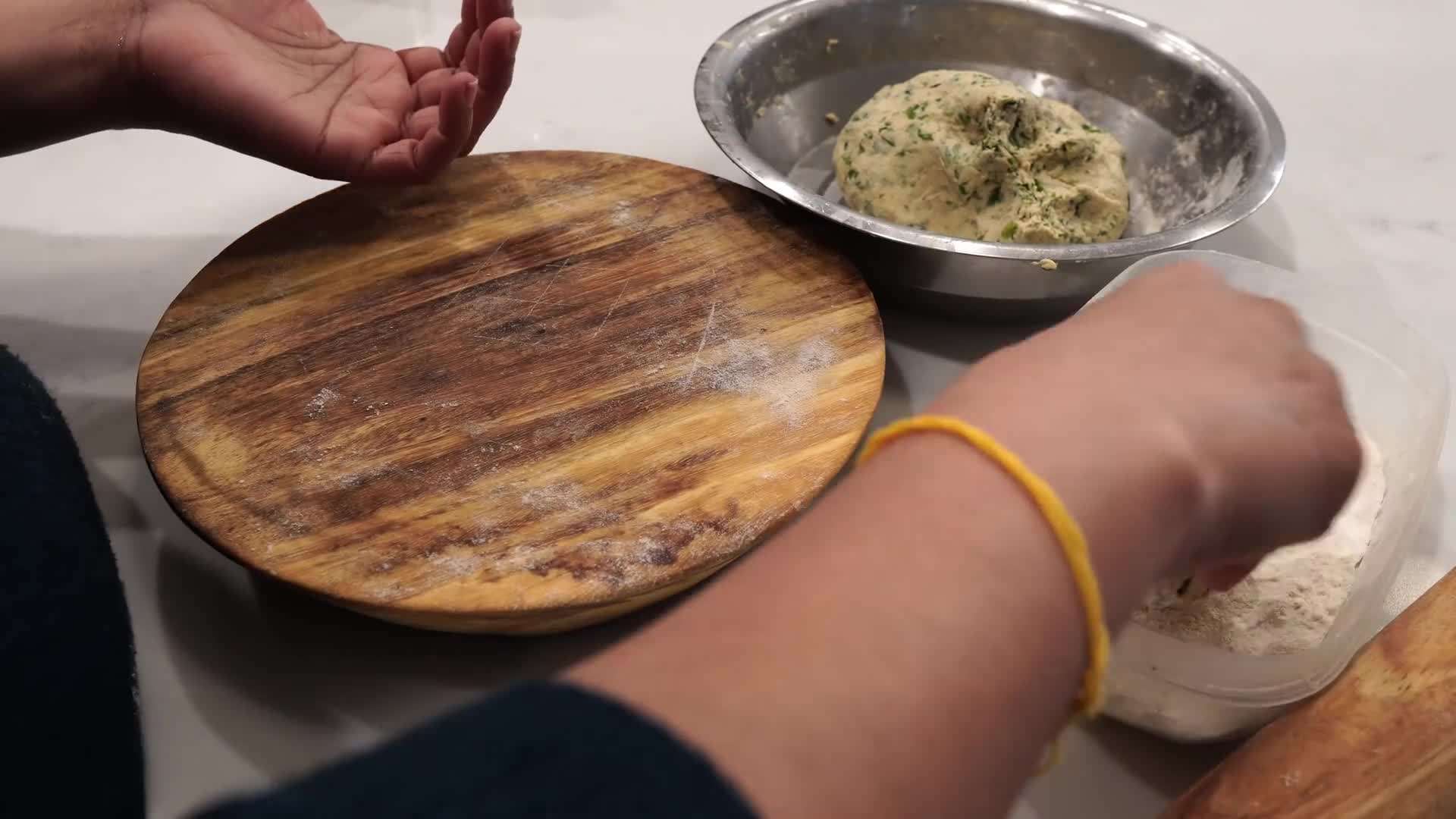 Harvested microgreens being rinsed