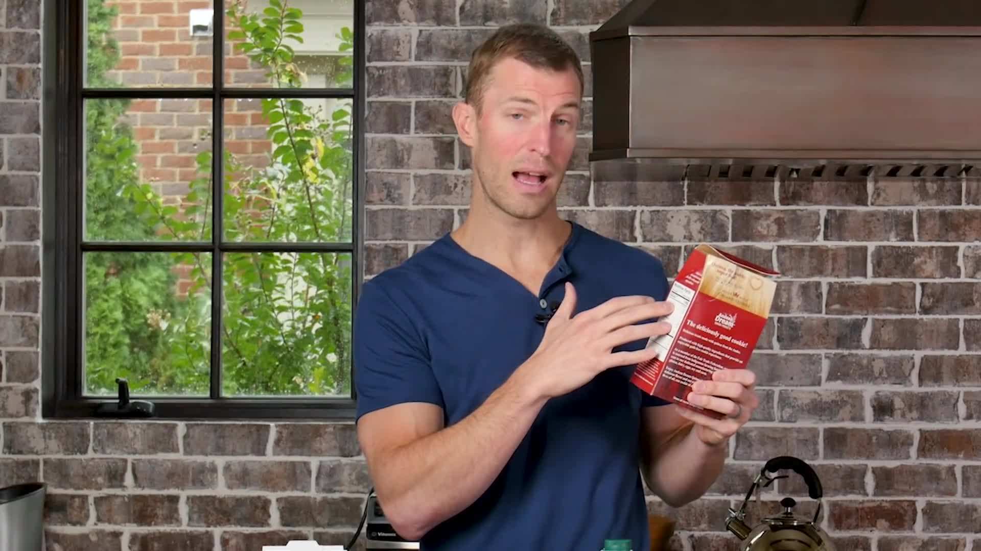 Identifying serving size on a nutrition label