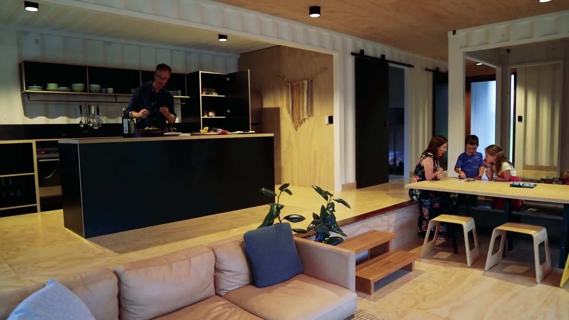 Step-by-step process of building a shipping container home