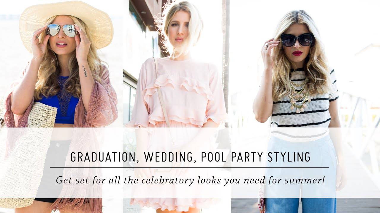 Stylish Summer Fashion & Beauty Tips for Graduation, Weddings, and Pool Parties