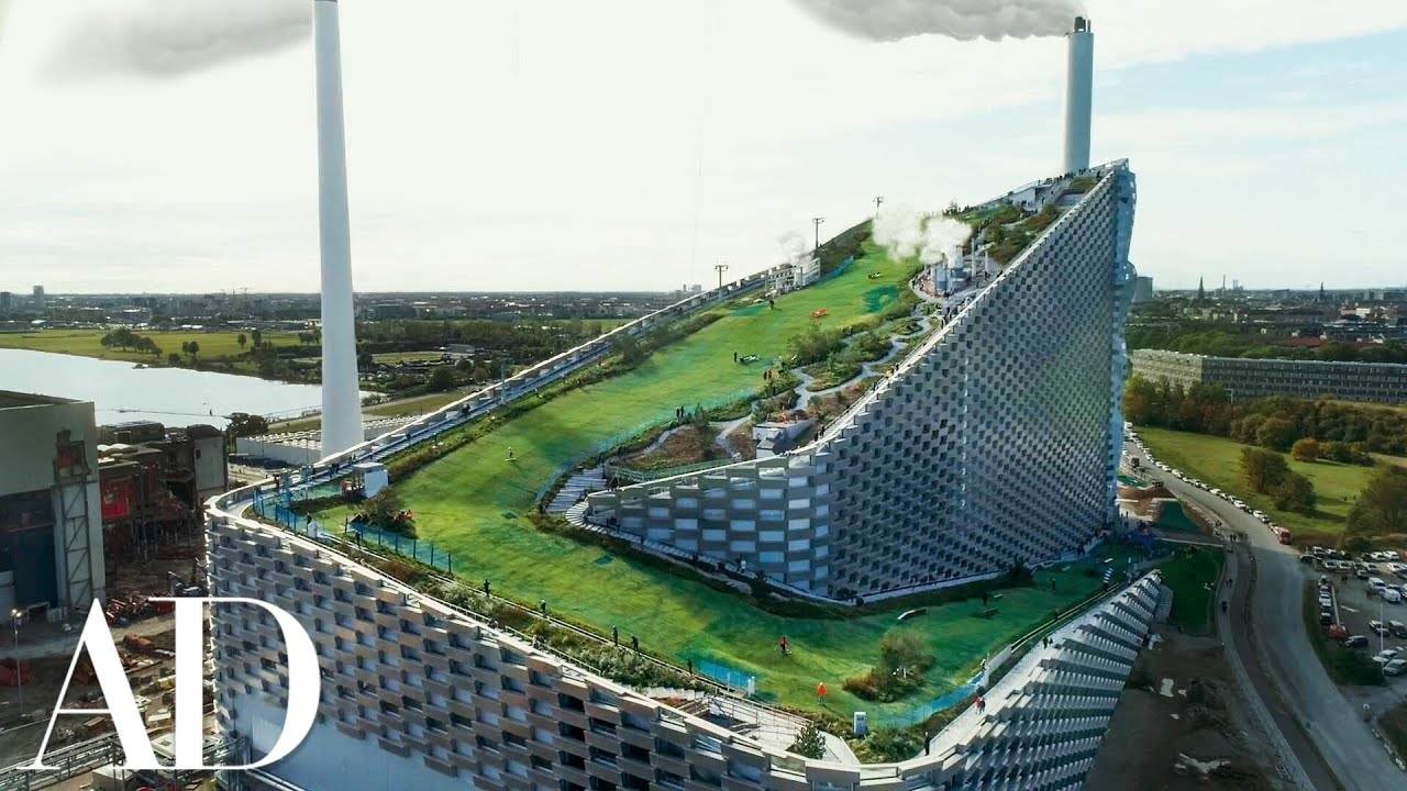 Inside A Sustainable Power Plant With A Ski Slope On Its Roof