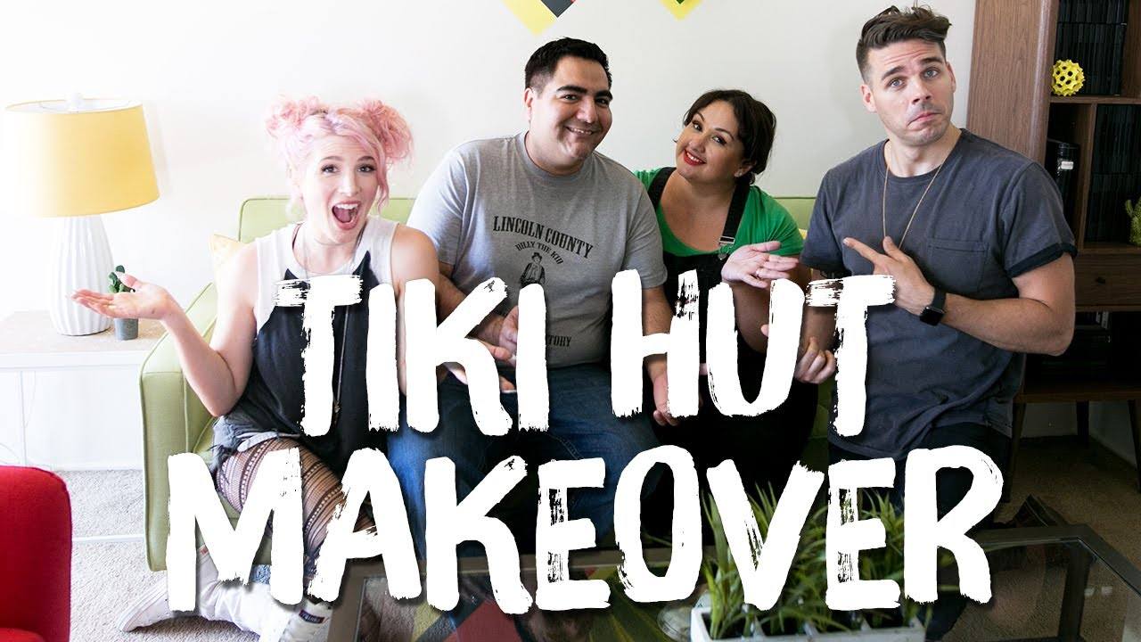 Tiki Hut Tiny Apartment Makeover | Breaking Beige