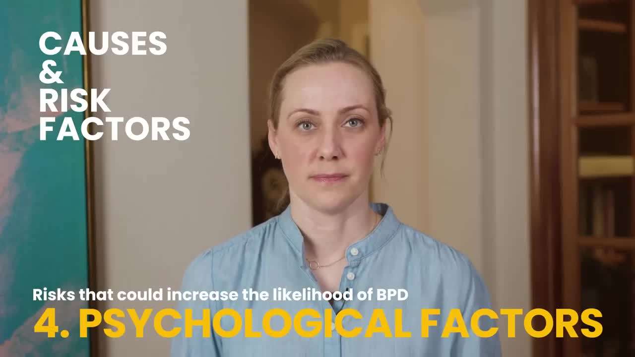 Graph showing the correlation between childhood trauma and BPD development