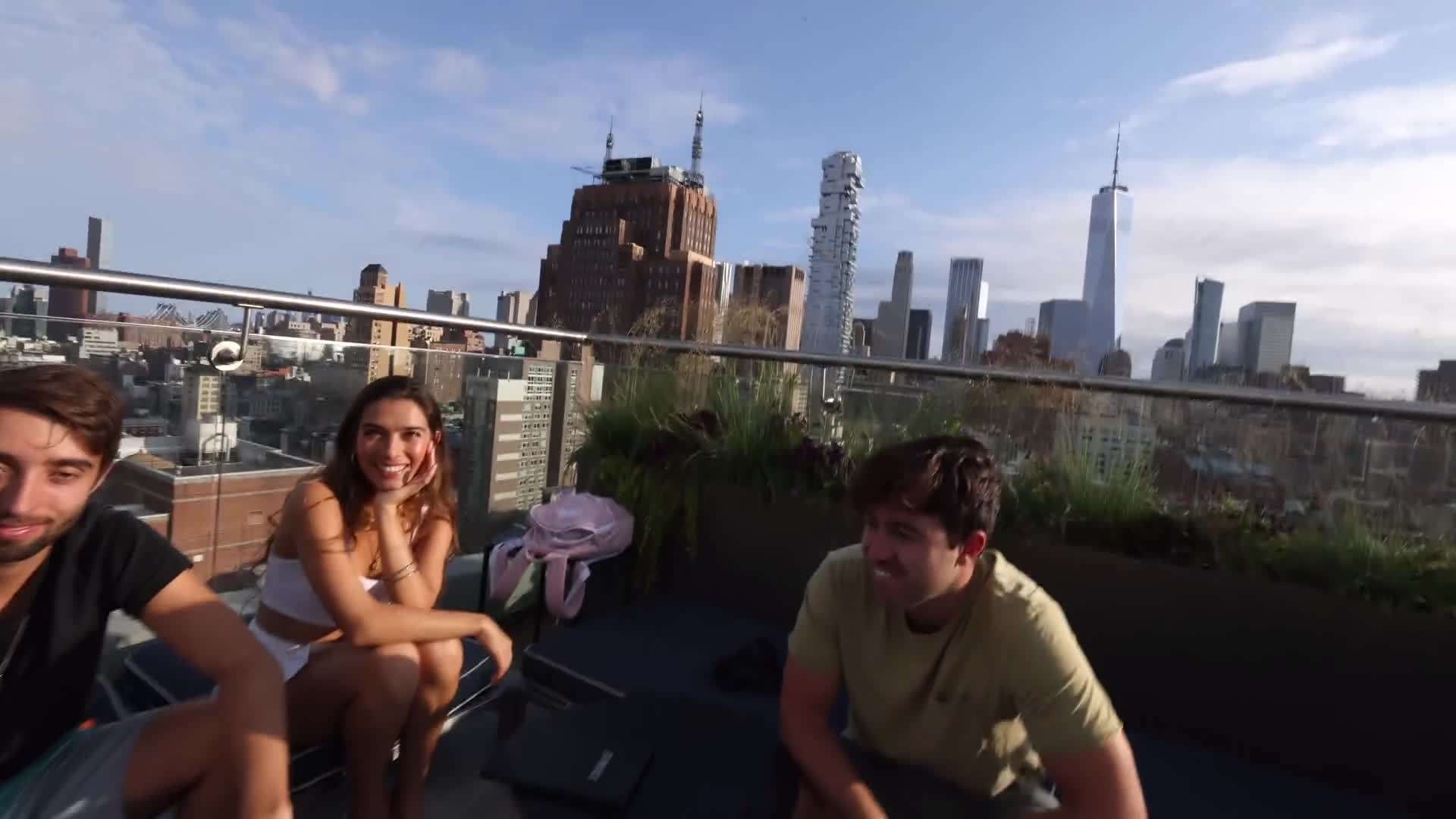 Outdoor dining setups in NYC