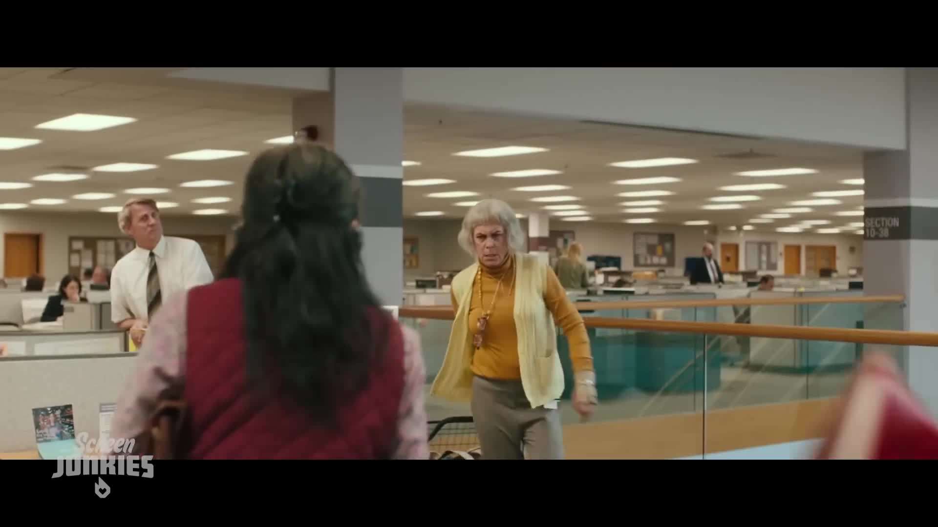 A poignant moment between characters.