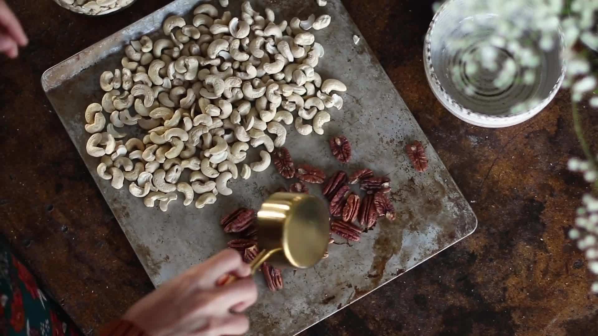 A close-up of beautiful homemade chocolate truffles