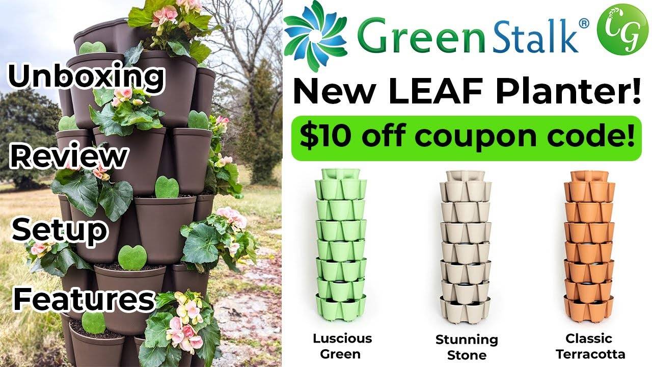 Green Stalk LEAF Planter Vertical Container Garden - Unboxing & Review