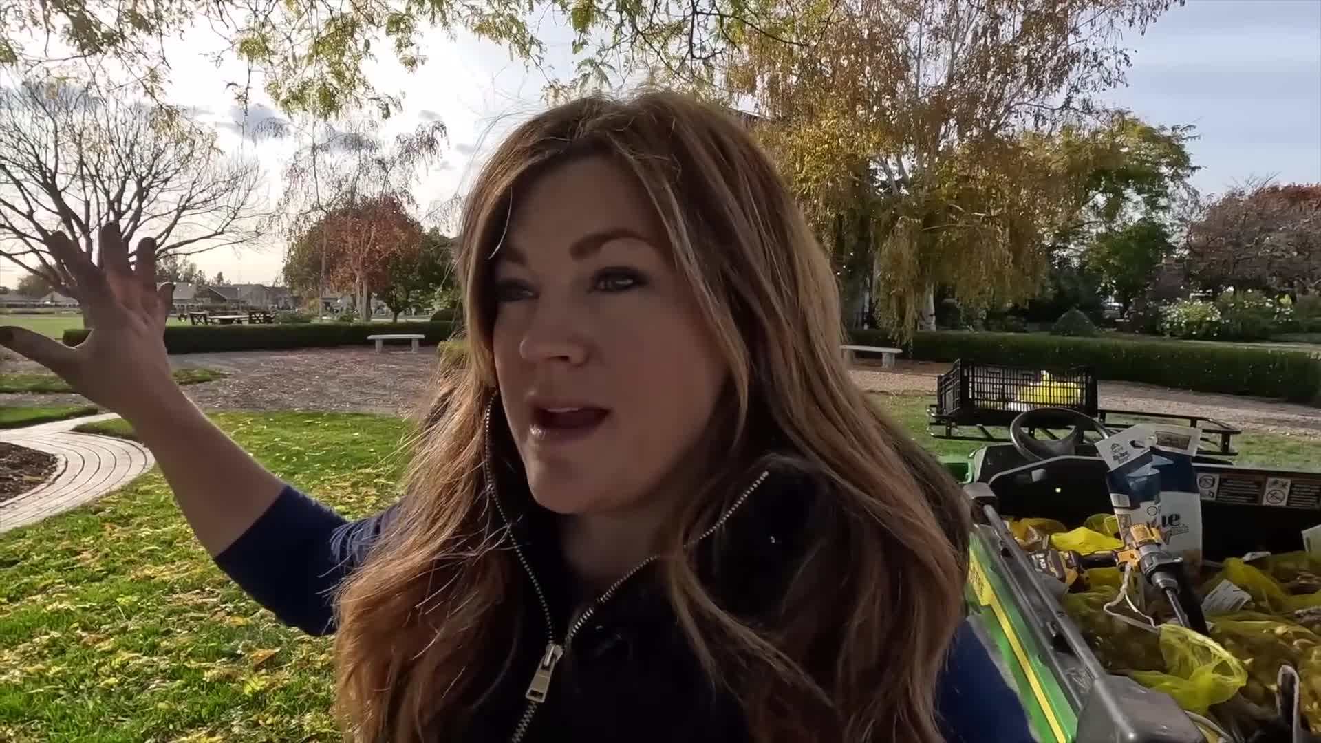 Supporting tall alliums