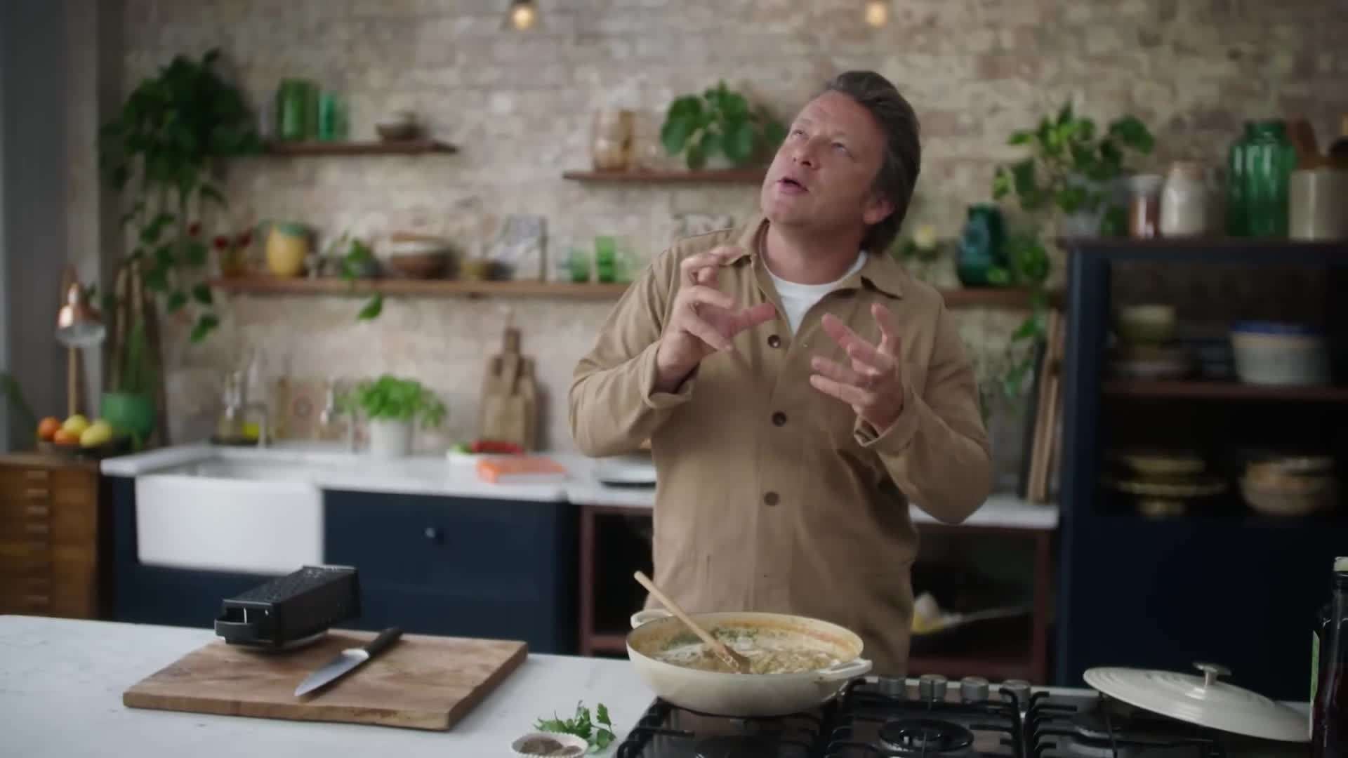 Finished Mediterranean pasta dish