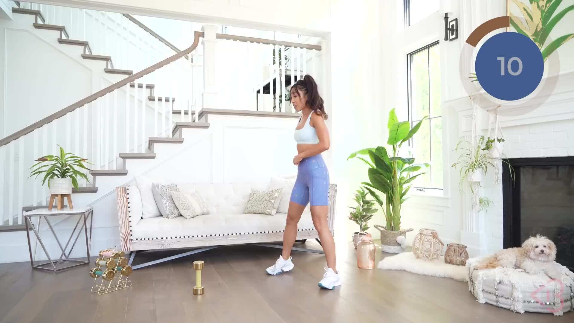 Squats with overhead presses