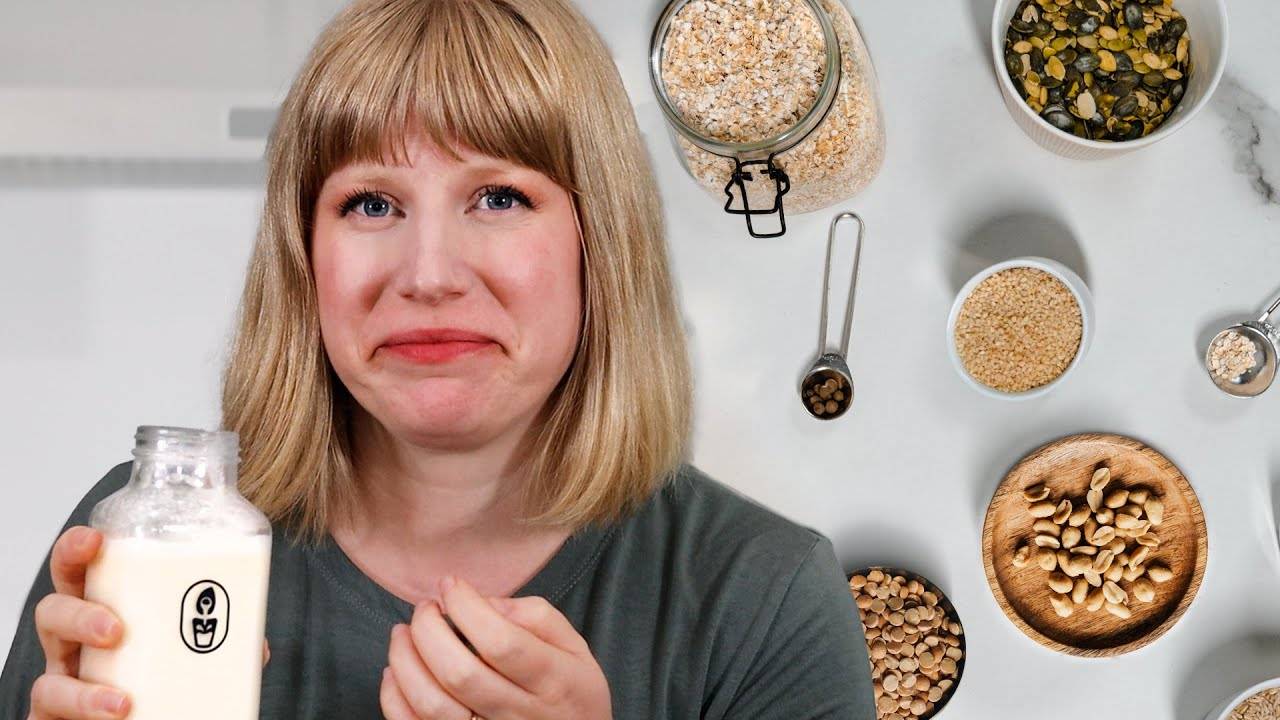 Making & Tasting Weird Plant Milks - SURPRISINGLY GOOD!