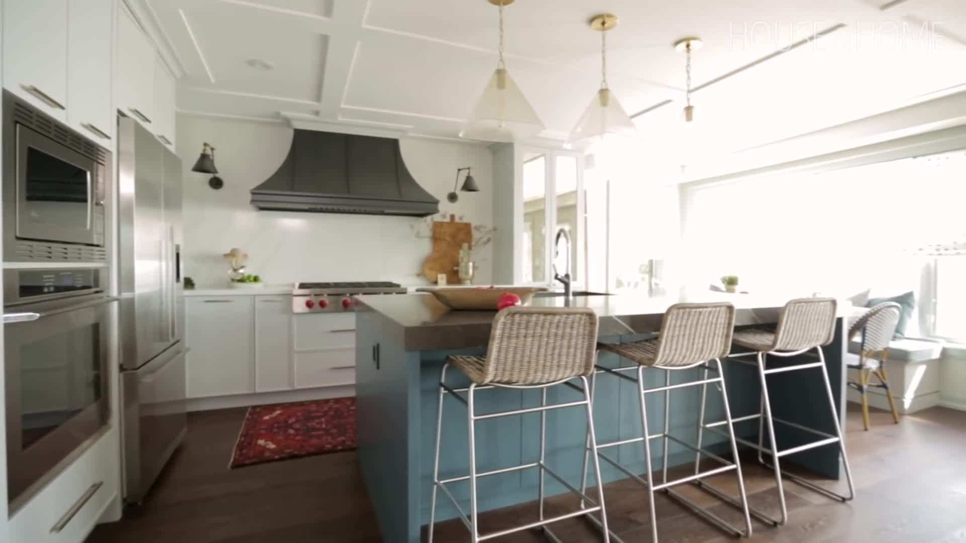 Sleek and contemporary stainless steel appliances