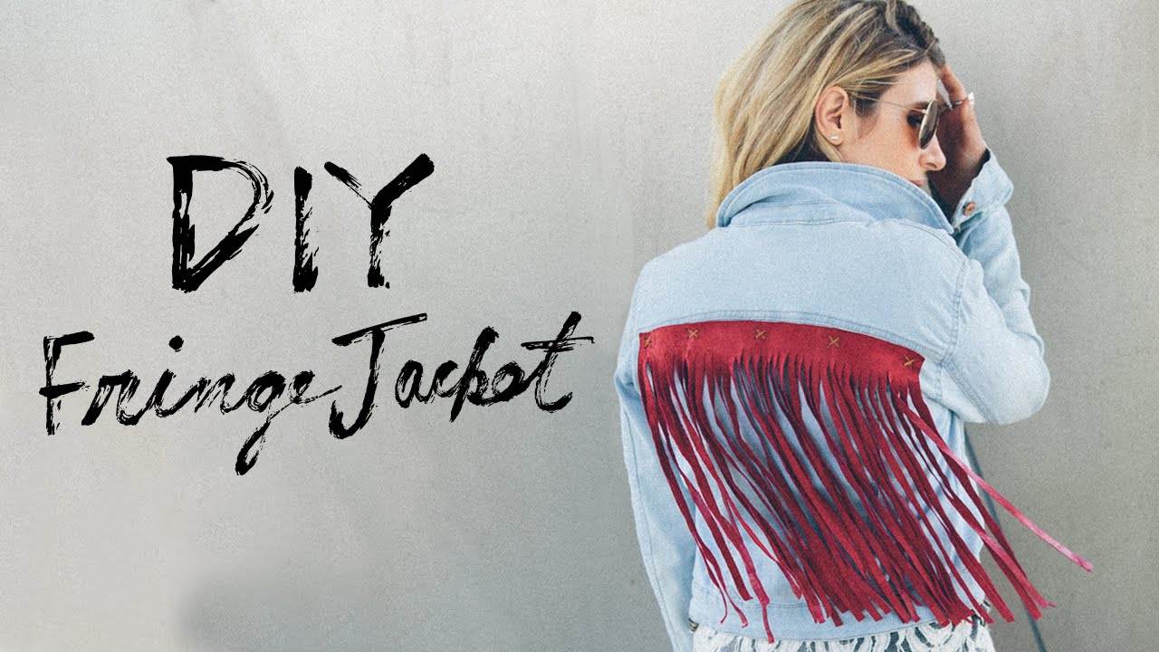 Revamp Your Old Denim Jacket: DIY Fringe Jean Jacket Tutorial