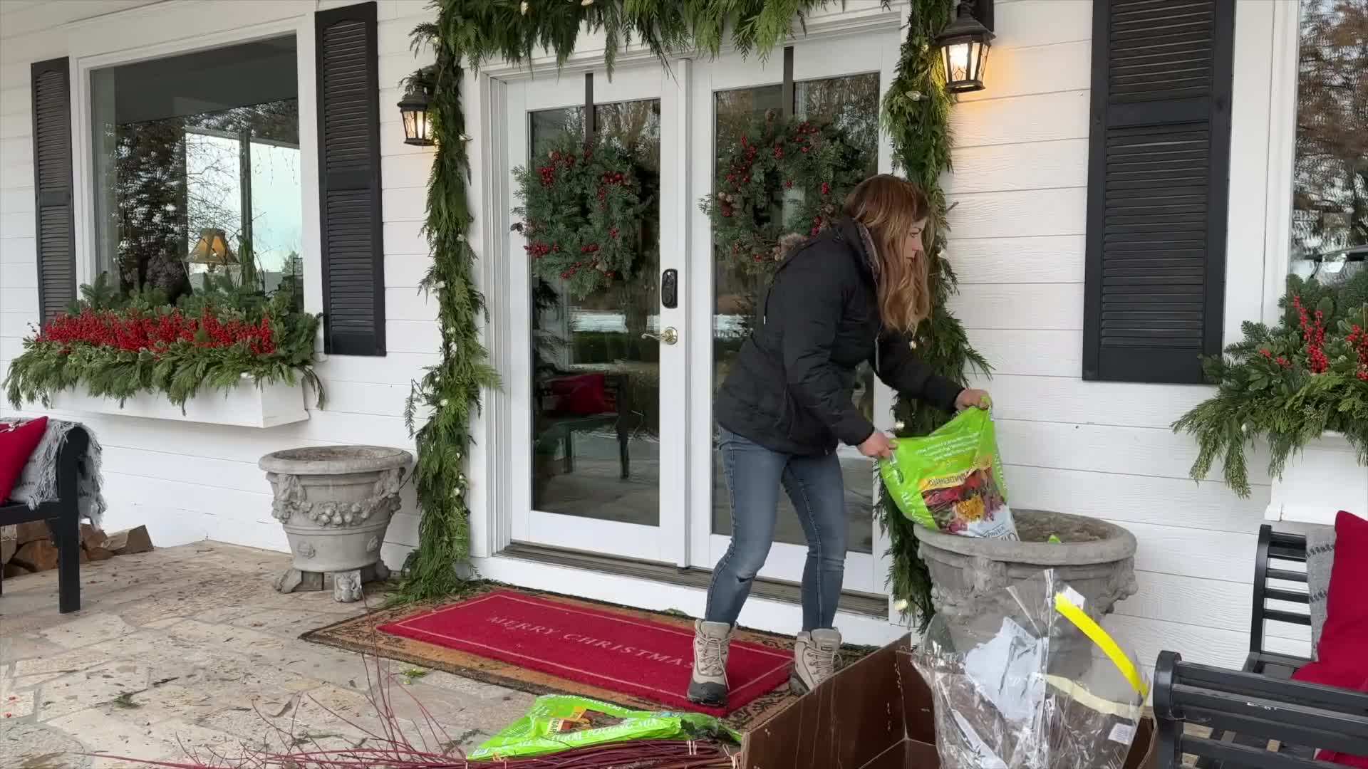 Ivy cascading from a windowbox for added visual interest
