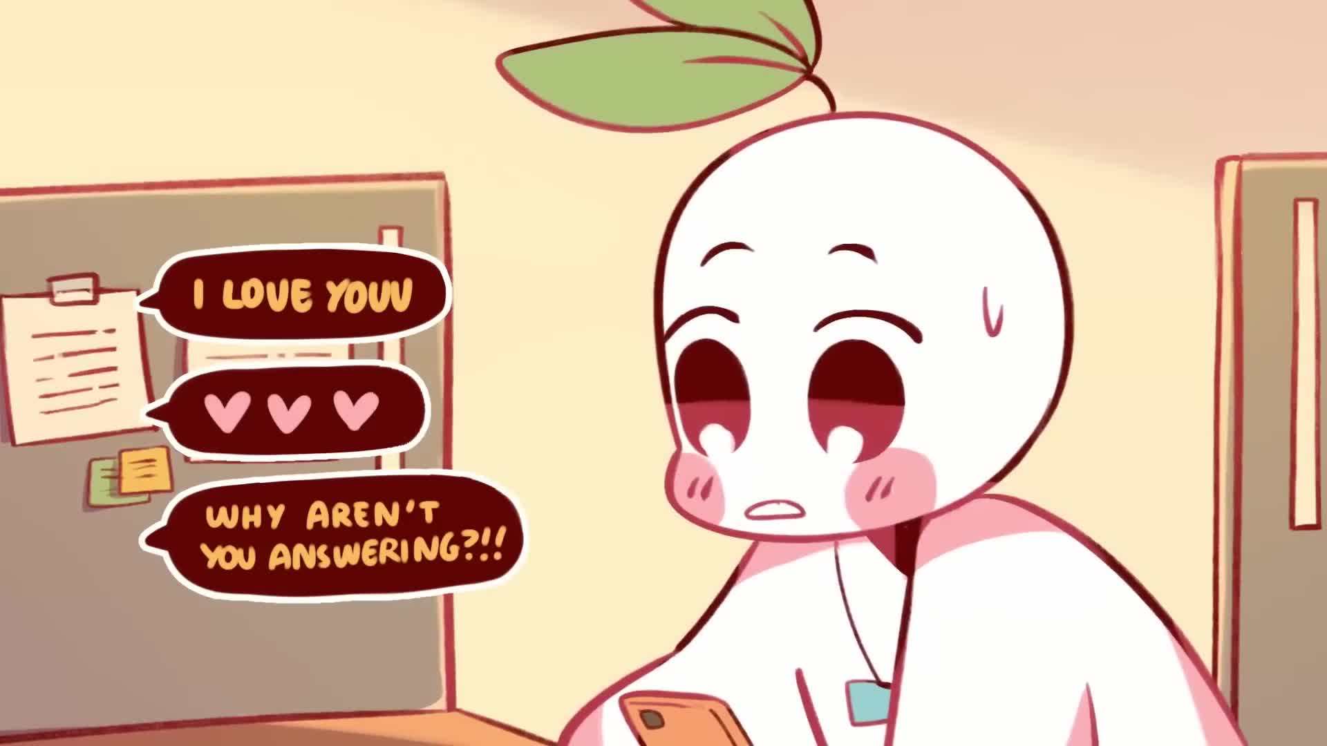 Illustration of a person being overwhelmed with attention