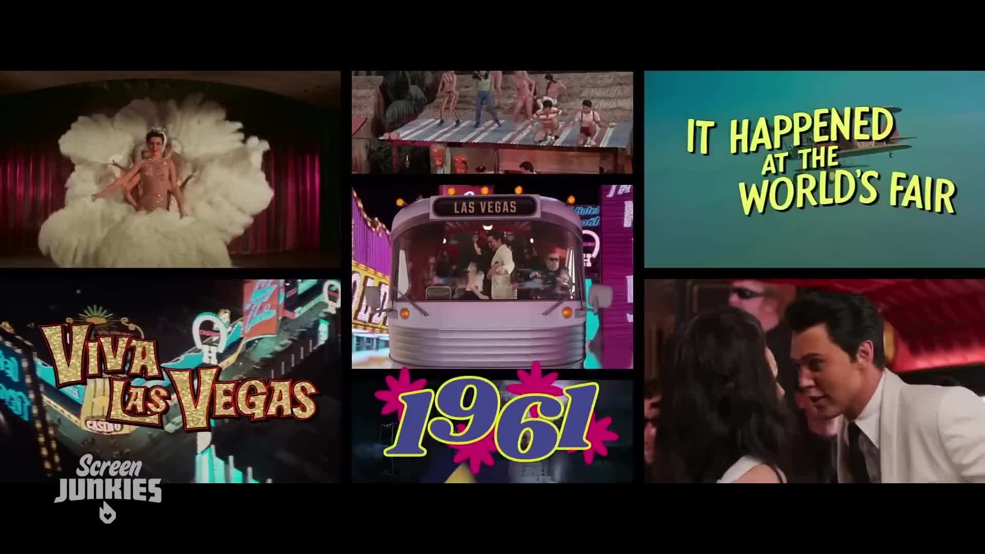 Elvis electrifying the stage with his iconic dance moves