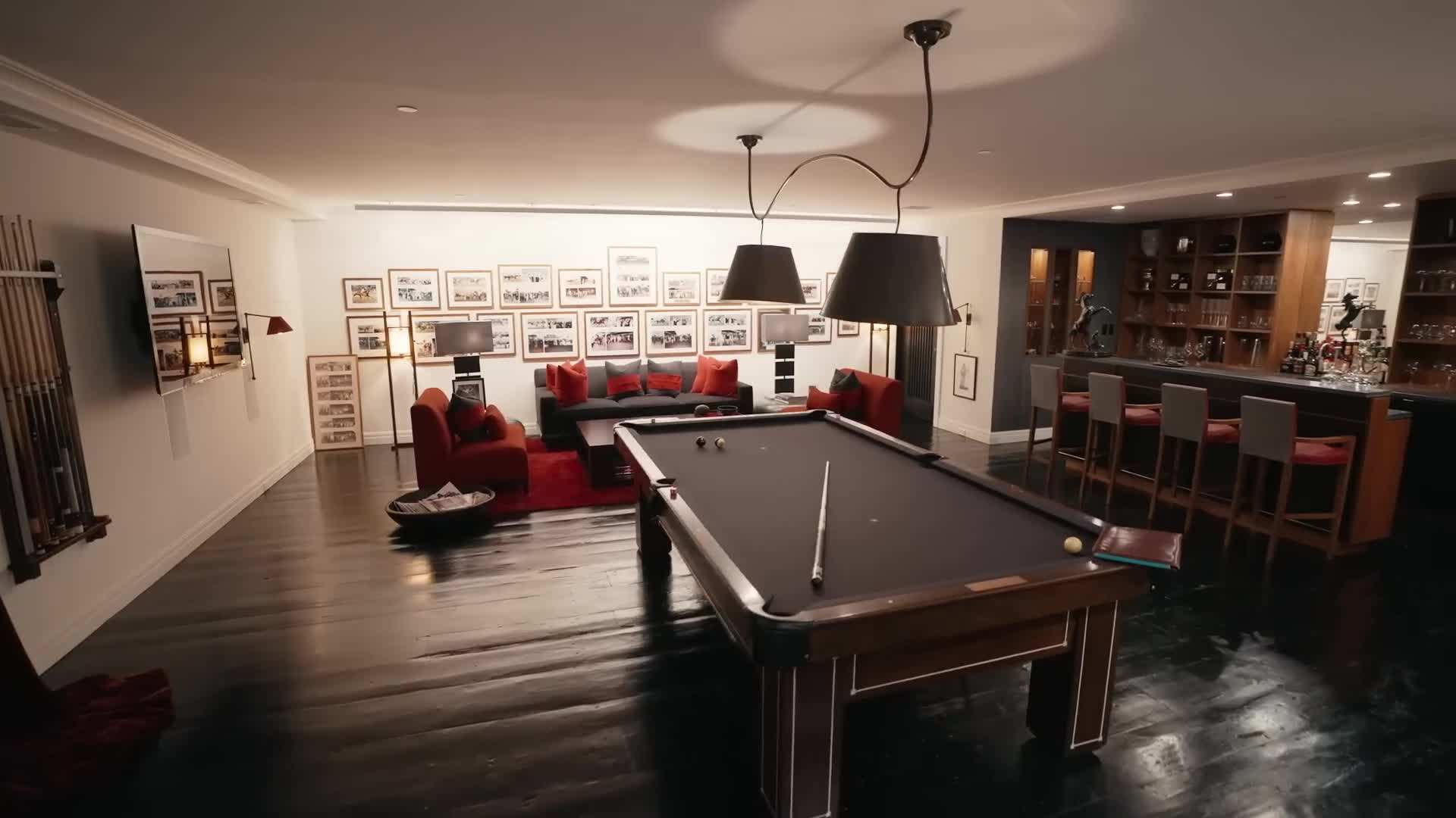 Charming town surrounded by rolling hills