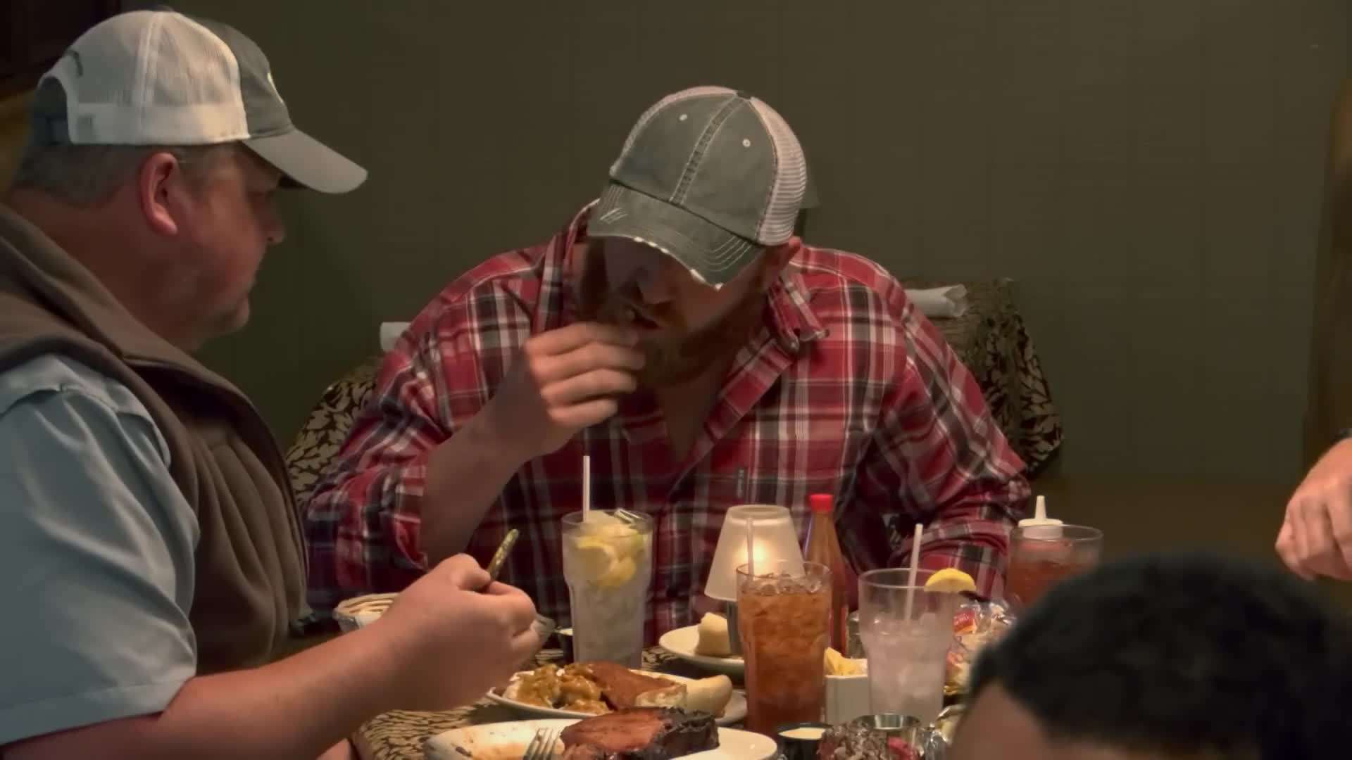 Gordon as Norma - a feisty elderly lady