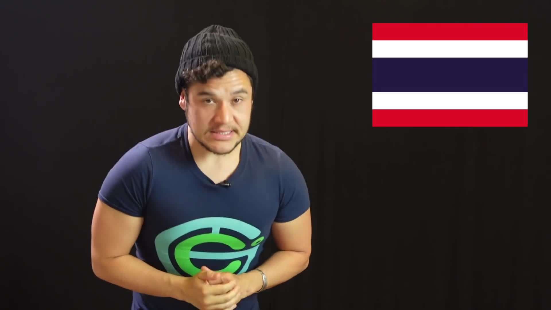 Participants waving fans and flags during FAN/ FLAG Day in Thailand