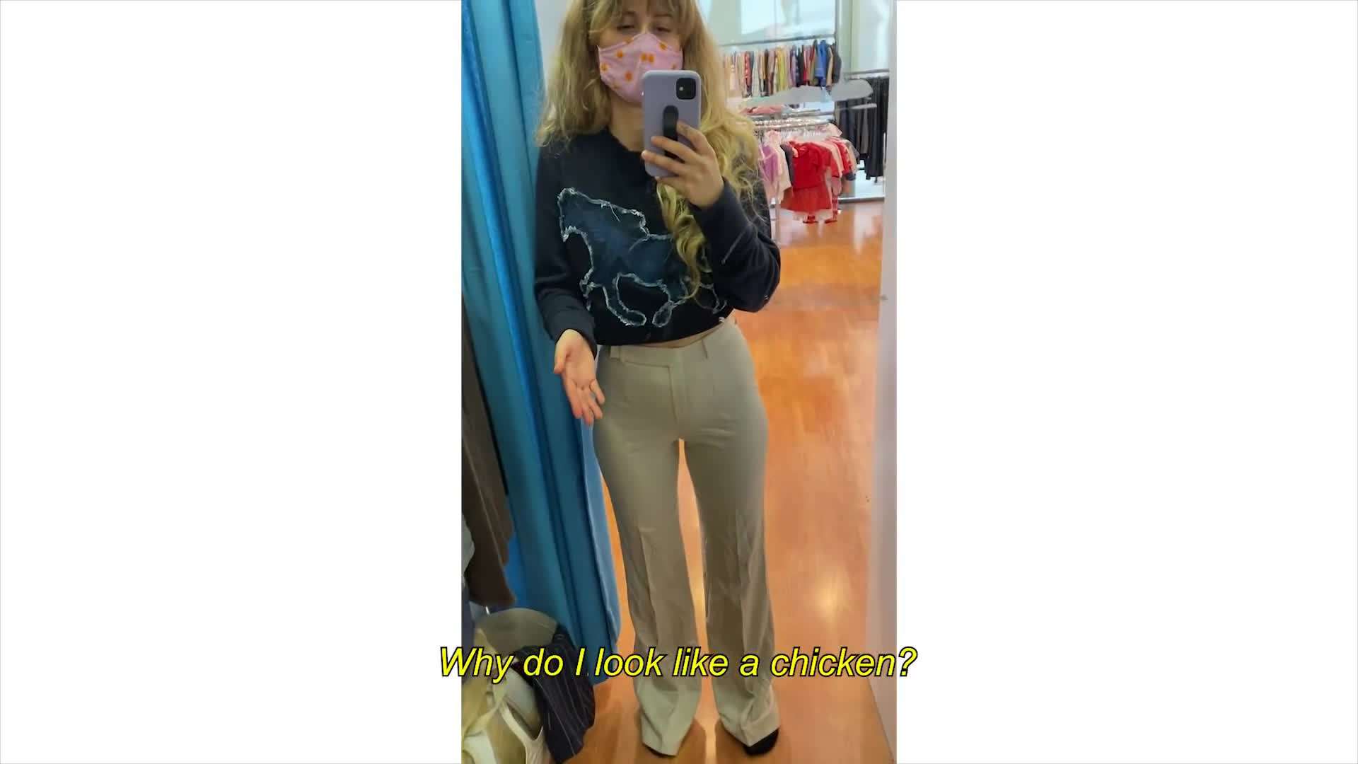 Exploring the variety of items at a charity bazaar