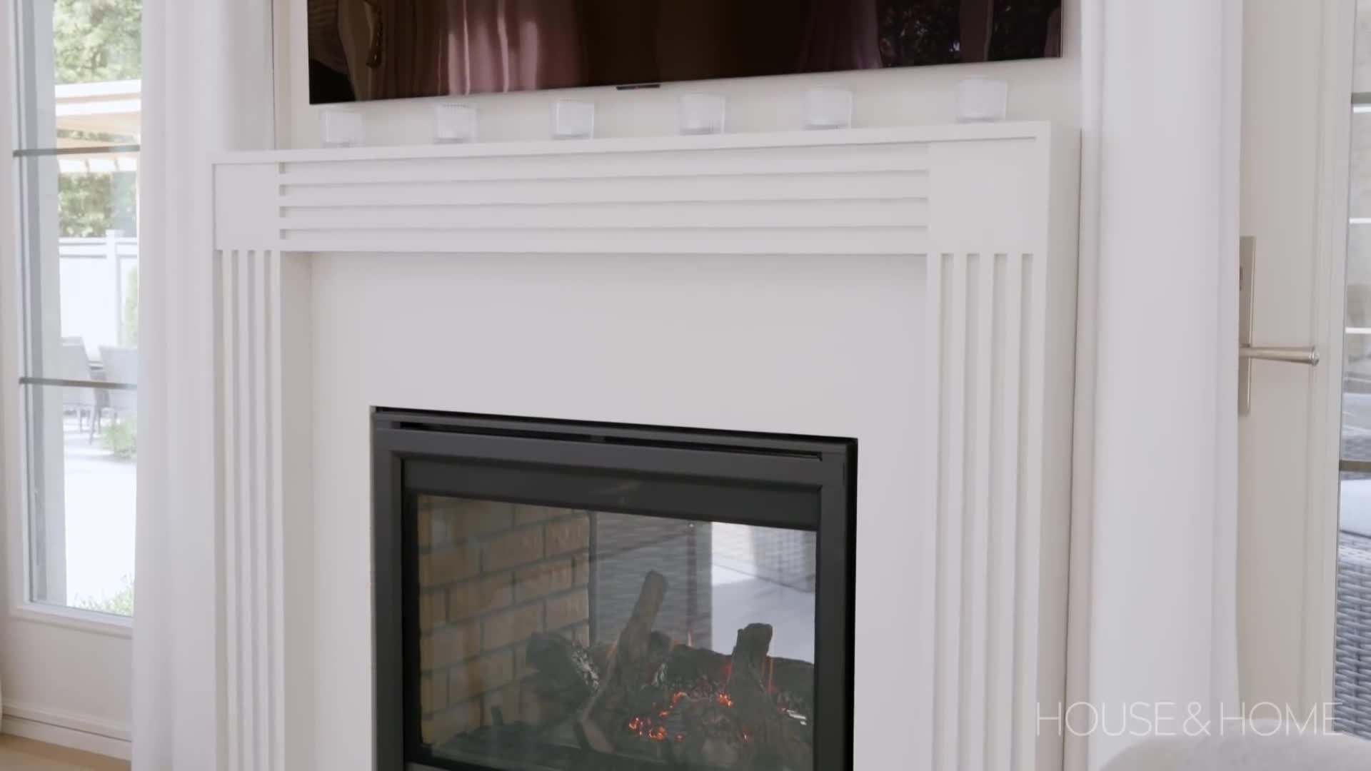 The luxurious master bedroom offers a serene retreat with its elegant design and thoughtful details.