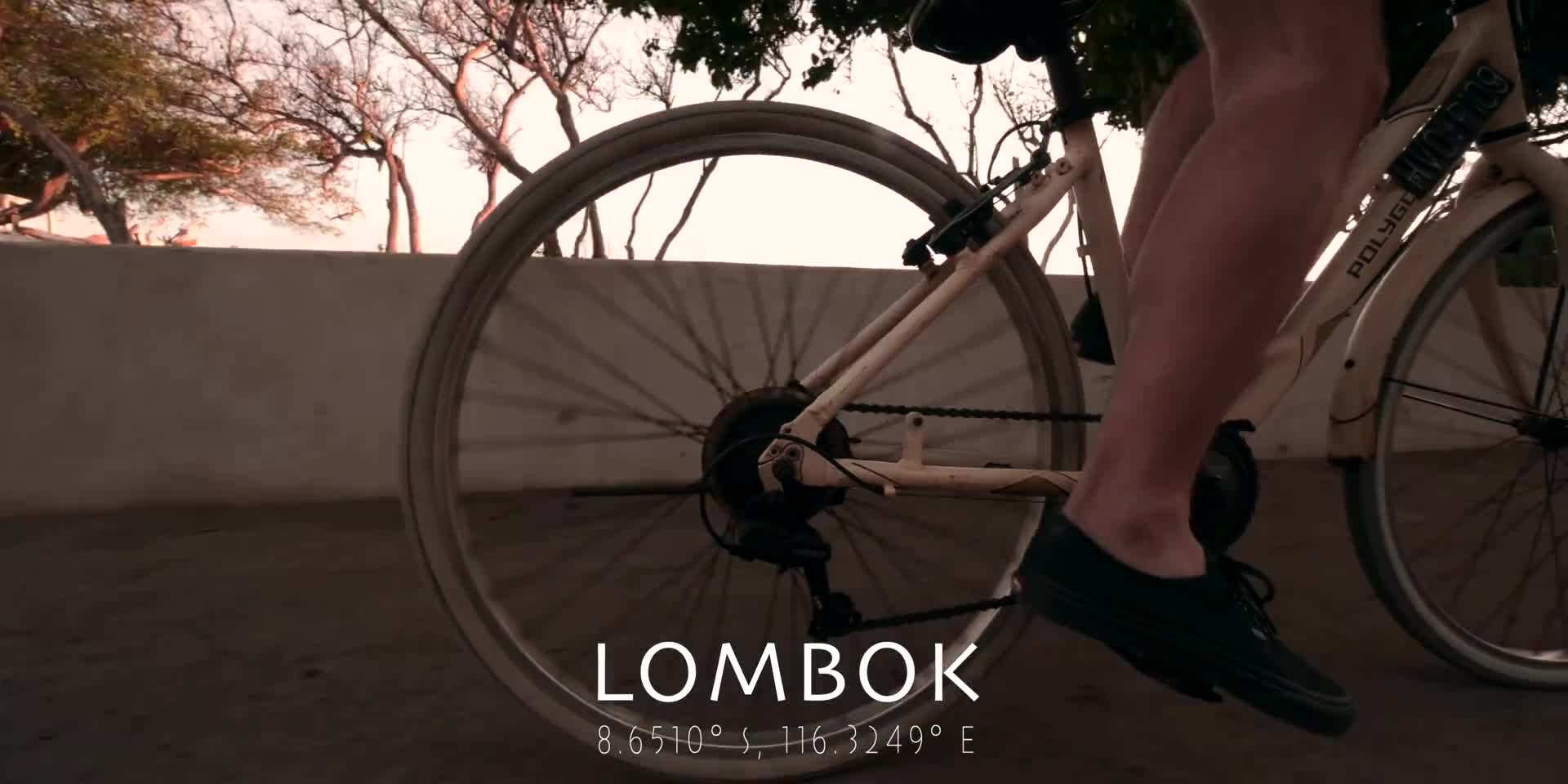 Watching the sunrise over Bali's rice terraces