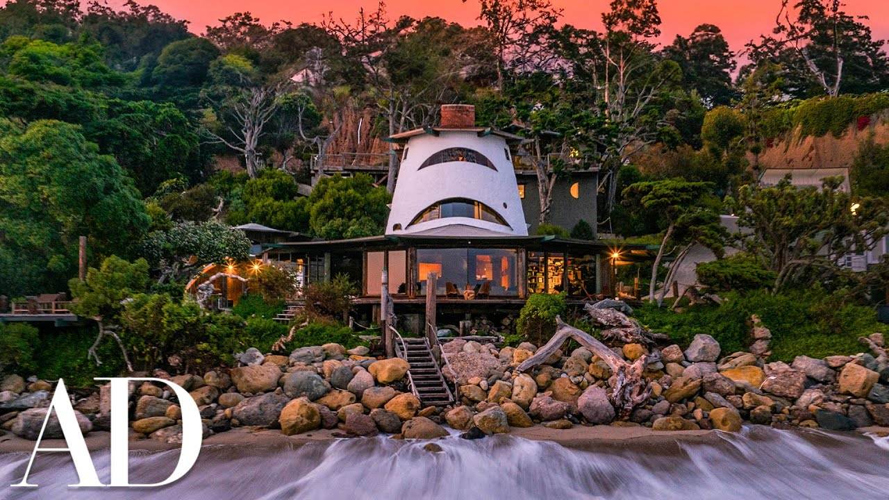 Inside A Stunning Sandcastle-Shaped Beach House |