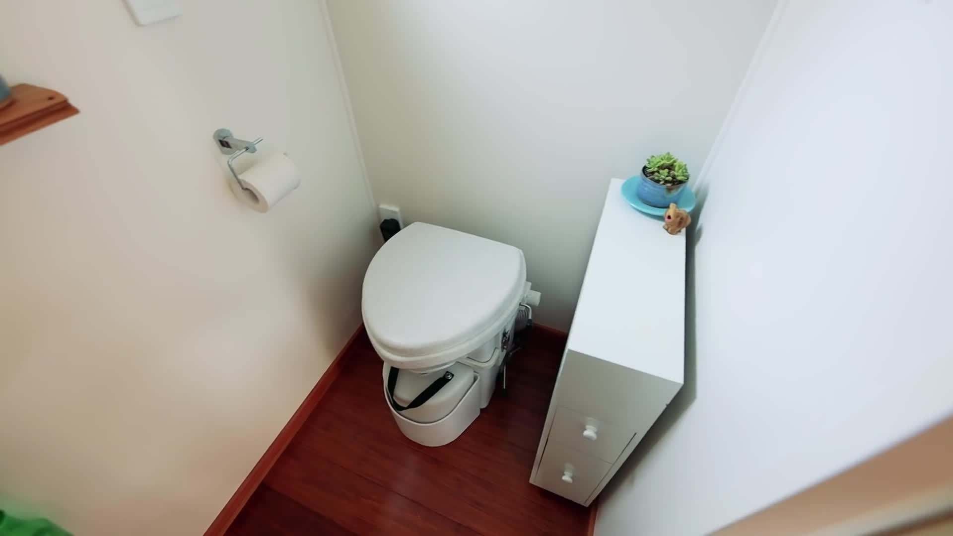 Bathroom with a full-size shower