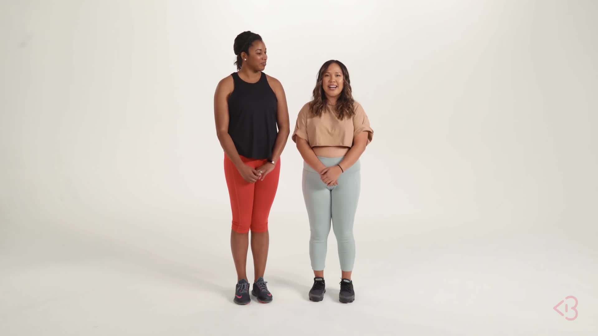 Women expressing surprise and realization