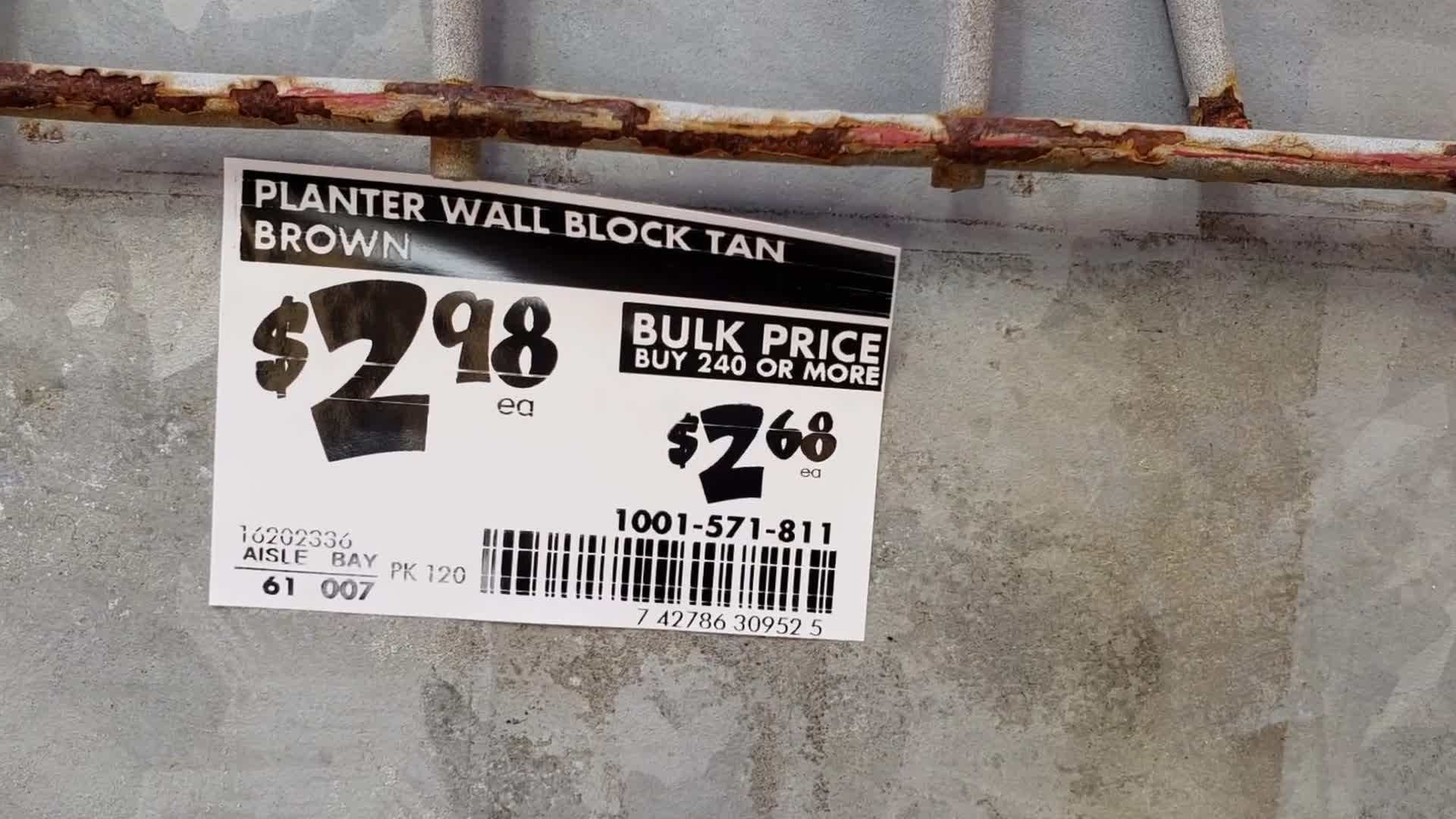 Corner Tan Blocks - Key Material for Raised Bed Garden