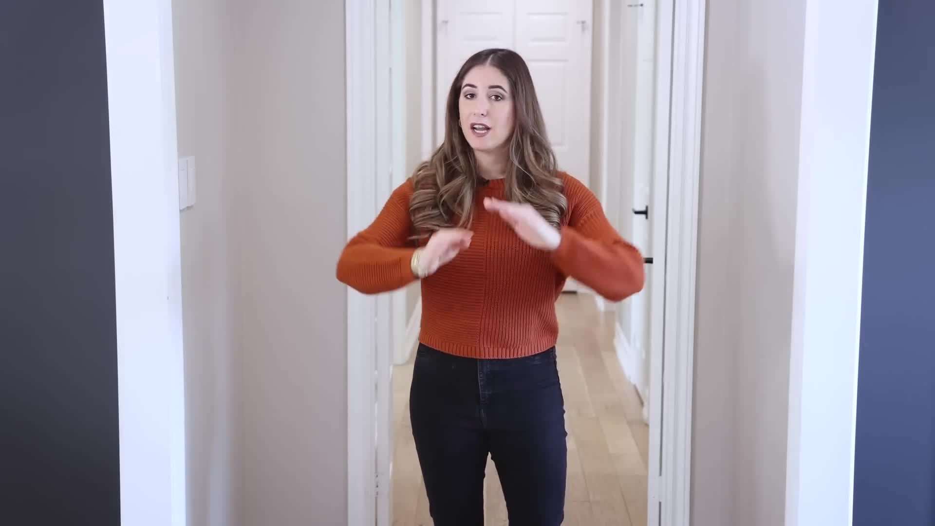 Melissa demonstrating the use of microfiber cloths for various cleaning tasks